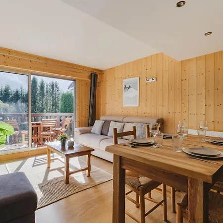 Savoy Cosy 1ch Pied Pistes Hypercentre Vue Mtblanc 아파트
